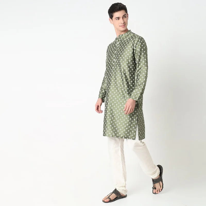 Regular Fit Printed Kurta