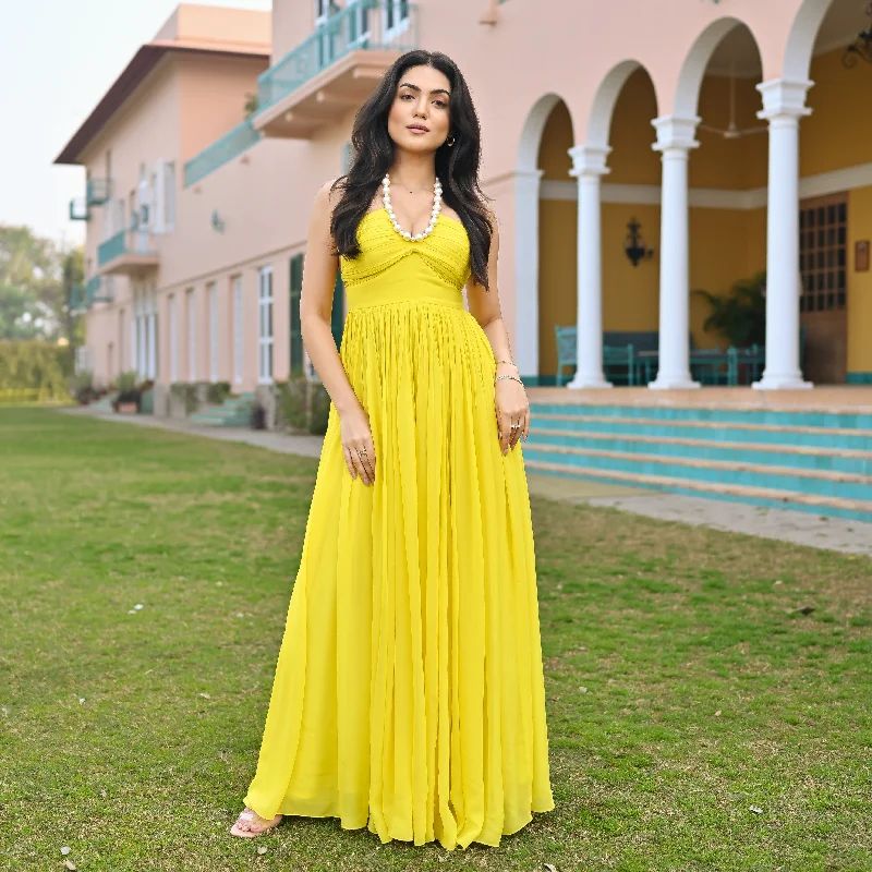 Mellow Yellow Pearl Dress