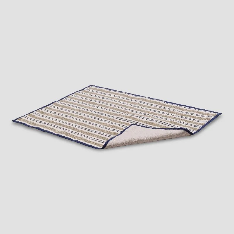 Thyme Somerley Stripe Linen Blend Placemats Set of 4