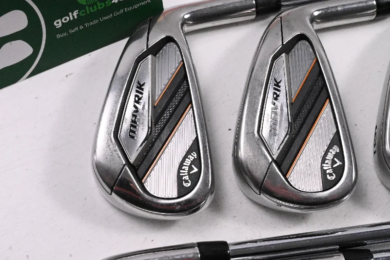 Callaway Mavrik Irons / 4-PW+AW / Regular Flex True Temper Elevate 95 Shafts