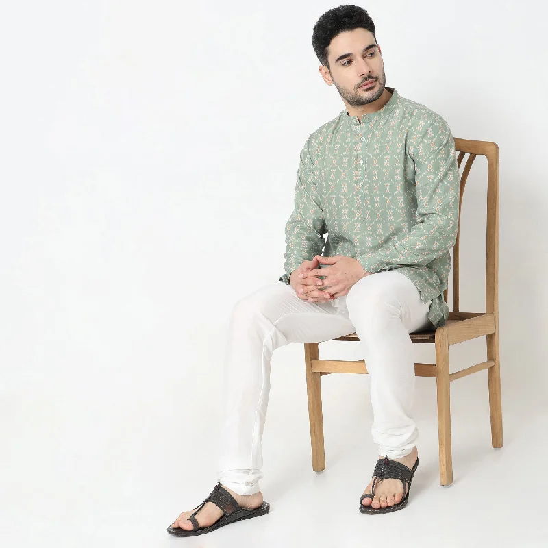 Regular Fit Printed Kurta