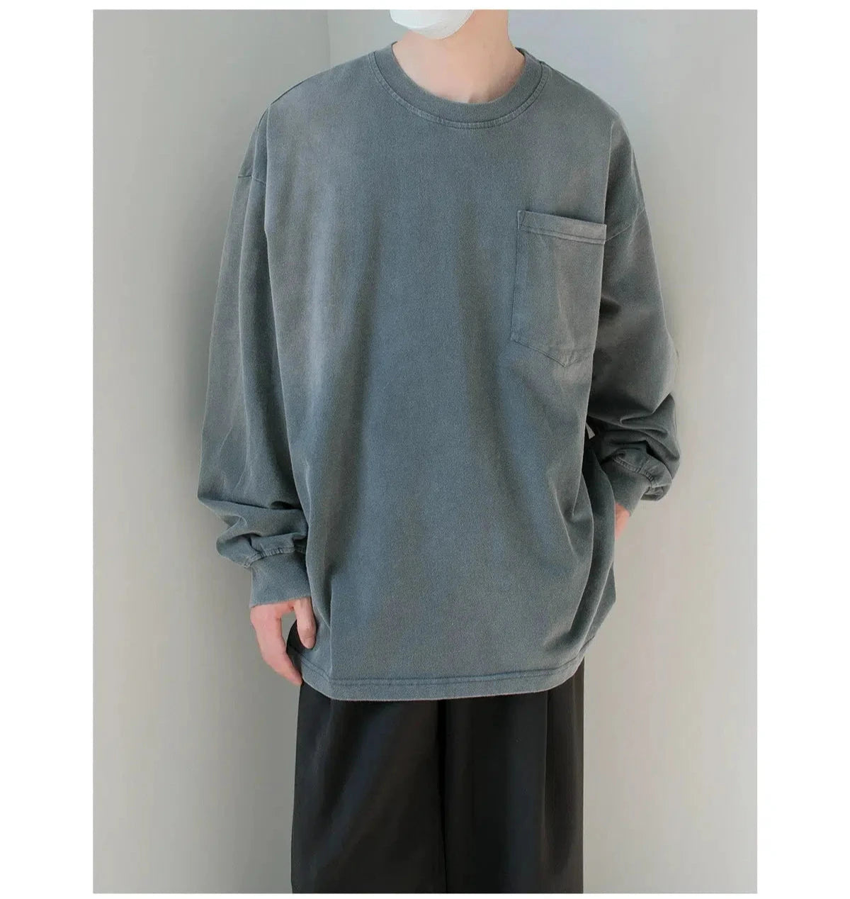 Gradient Color Front Pocket Pullover