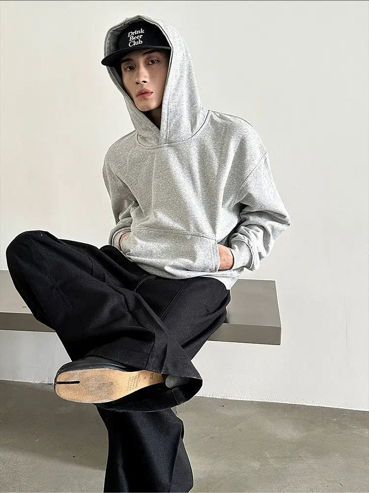 Loose Fit Hooded Pullover