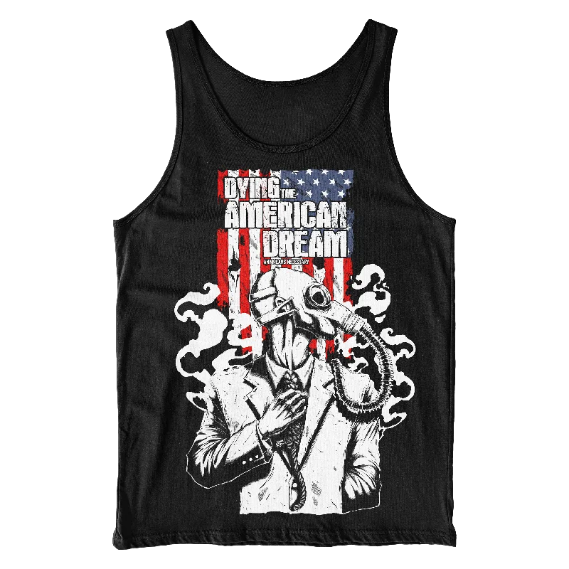 Dying the American Dream Tank Top Black