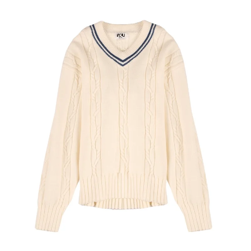 Y-Clu Kids Sweater - Latte - 8Y