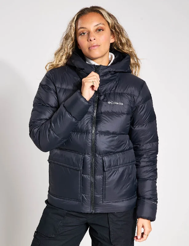 Harmony Falls Hooded Down Jacket - Black