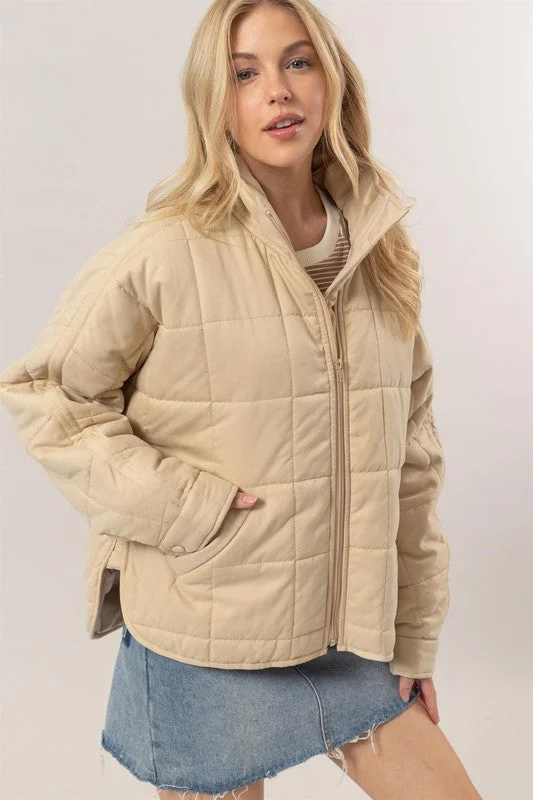 Clouded Judgment Quilted Puffer Jacket