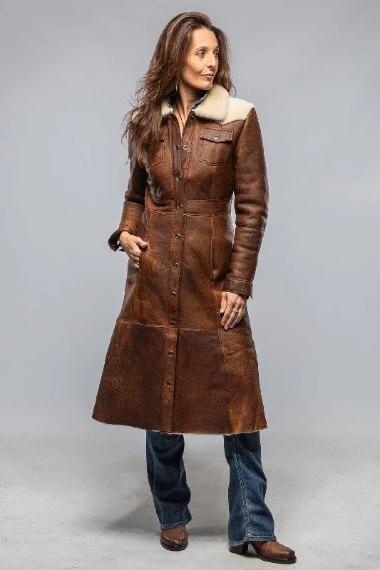 Keli Long Shearling Duster