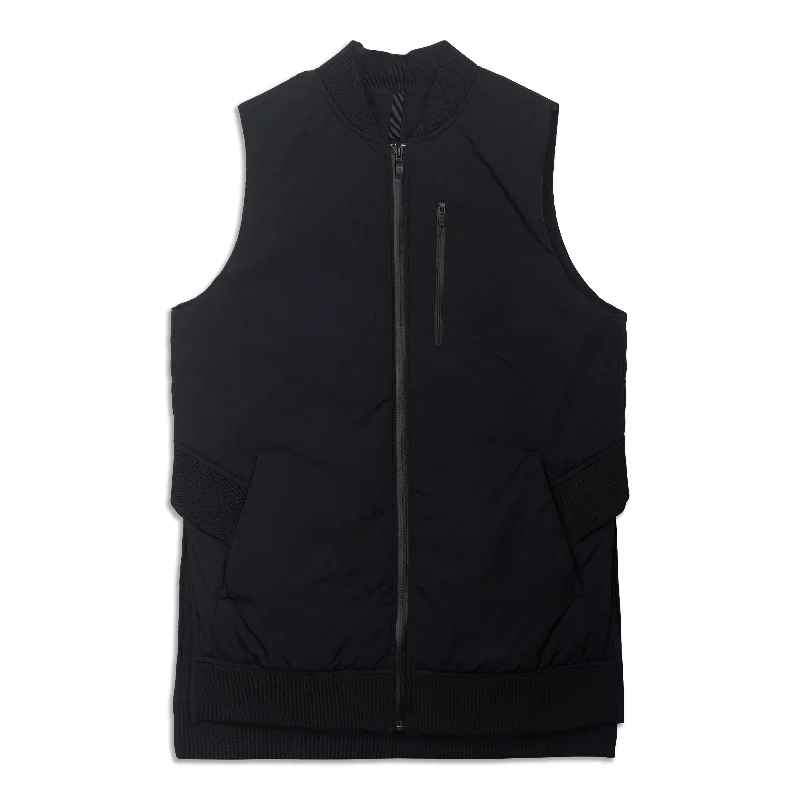 Long Insulated Bomber Vest - Resale