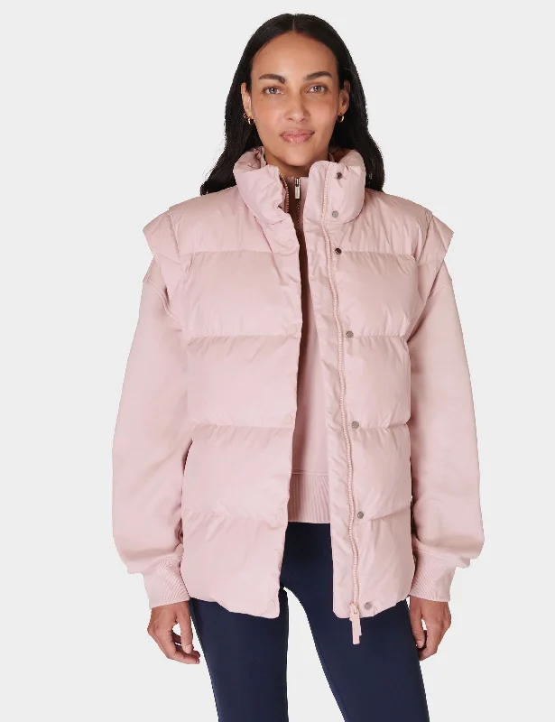 Nimbus Puffer Gilet - Pirouette Pink