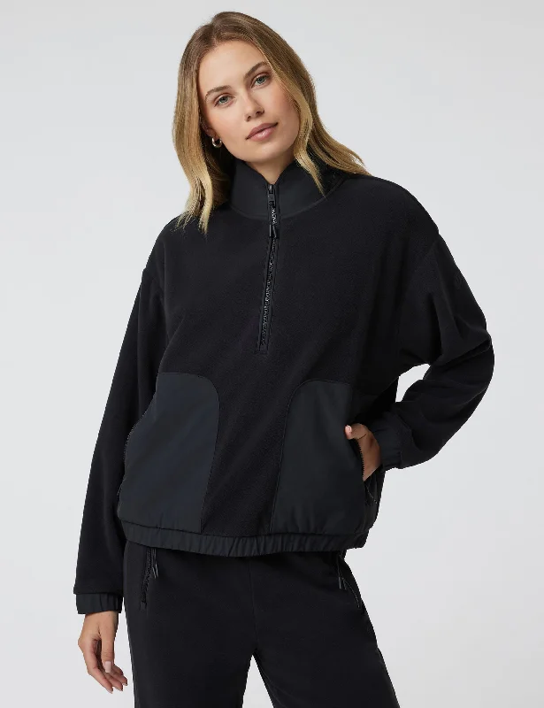 Aspen Half Zip - Black