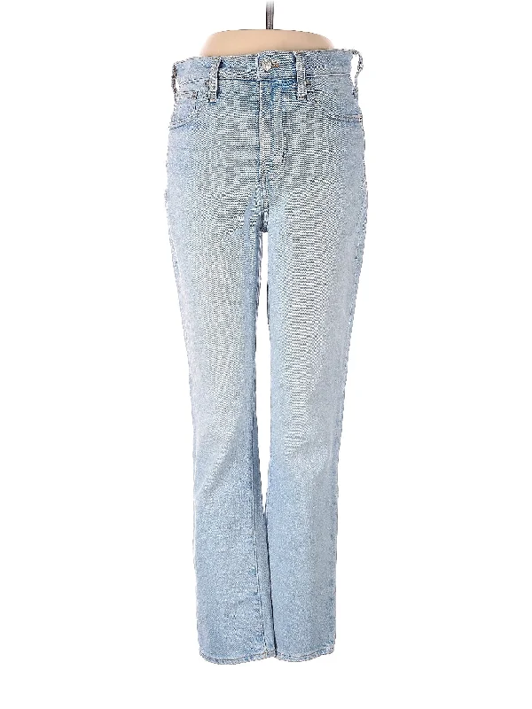 High-Rise Bootleg Jeans in Light Wash