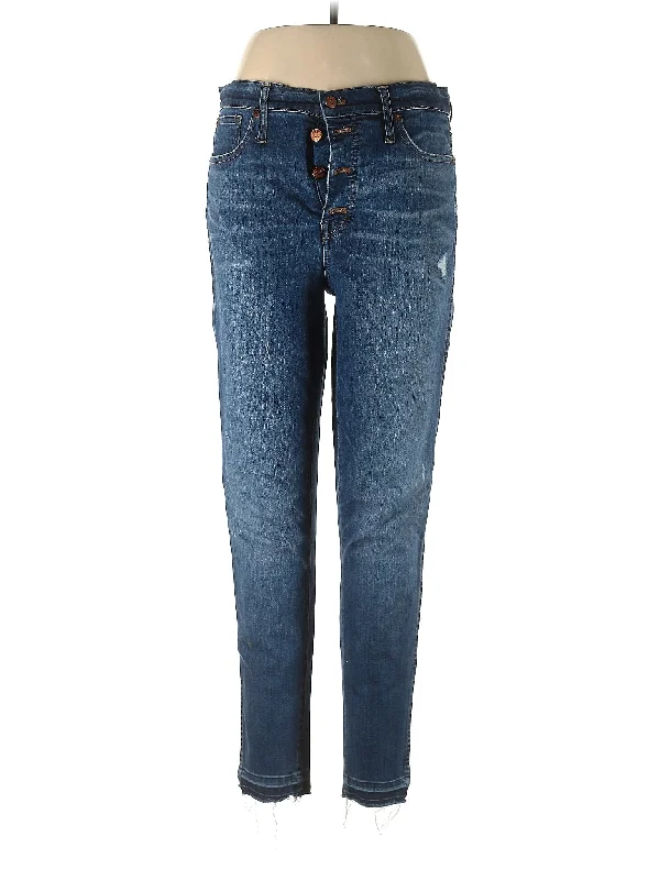 High-Rise Skinny Jeans in Medium Wash