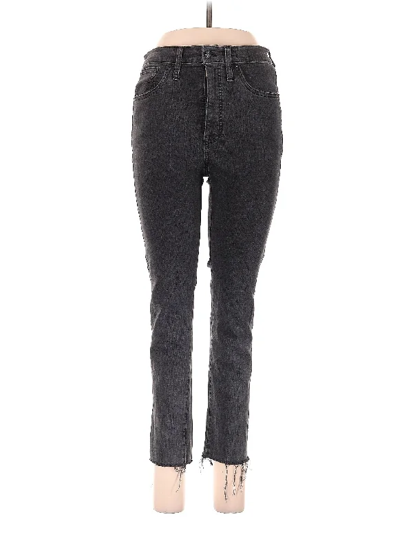 High-Rise Straight-leg Jeans in Dark Wash