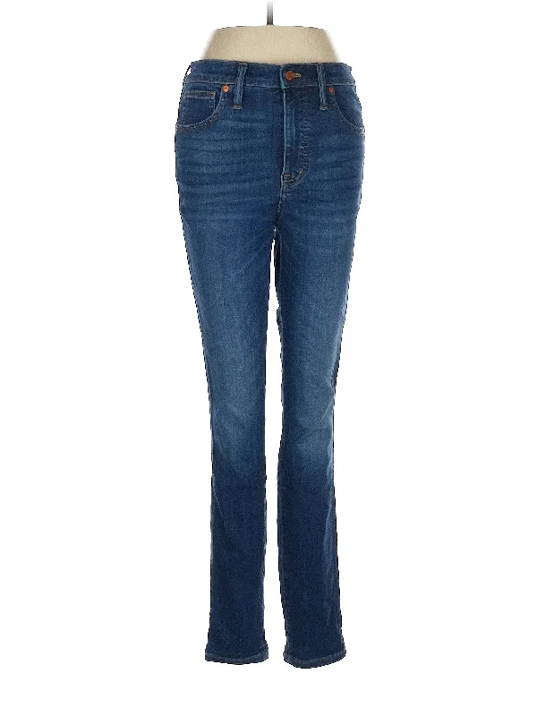 High-Rise Straight-leg Jeans in Dark Wash