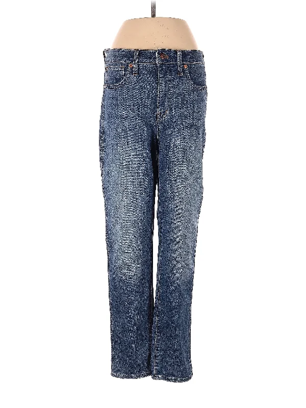 High-Rise Straight-leg Stovepipe Jeans In Dearham Wash in Medium Wash