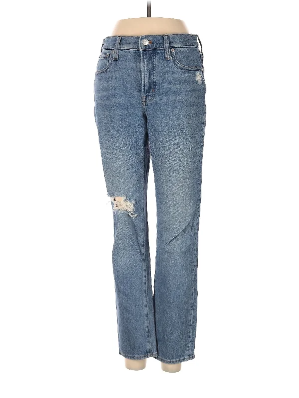 Low-Rise Bootleg Jeans