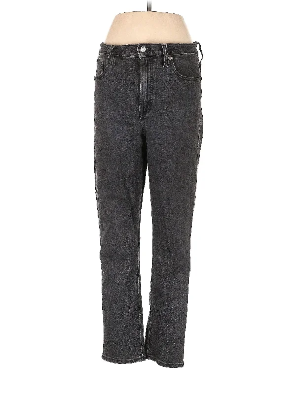 Mid-Rise Straight-leg Jeans in Dark Wash