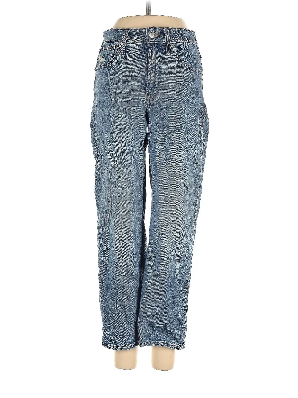 Mid-Rise Wide-leg Jeans in Light Wash