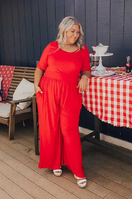 Backyard BBQ Jumpsuit Curves