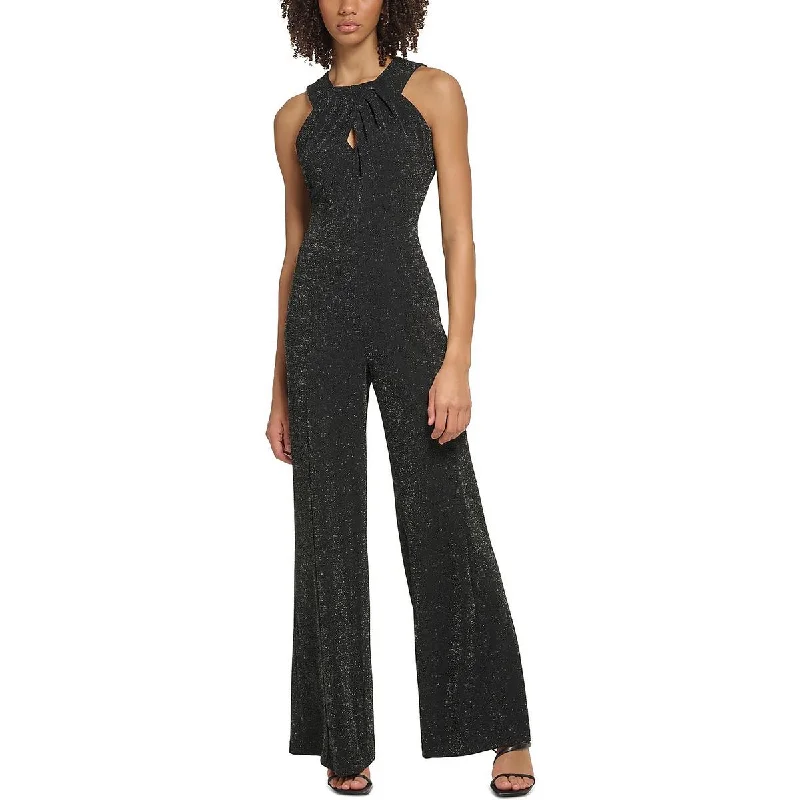 Calvin Klein Womens Matte Jersey Jumpsuit