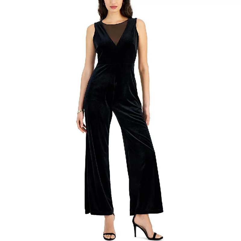 Taylor Womens   Velvet Velvet Jumpsuit