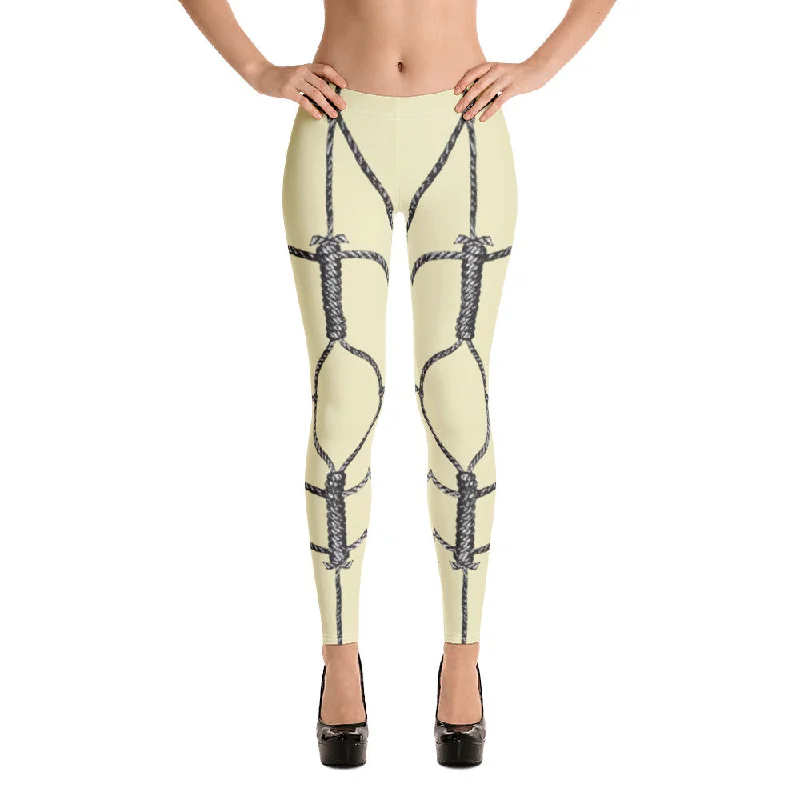 Bondage Leggings // Cream