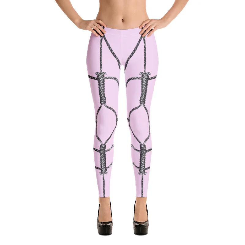 Bondage Leggings // Light Pink