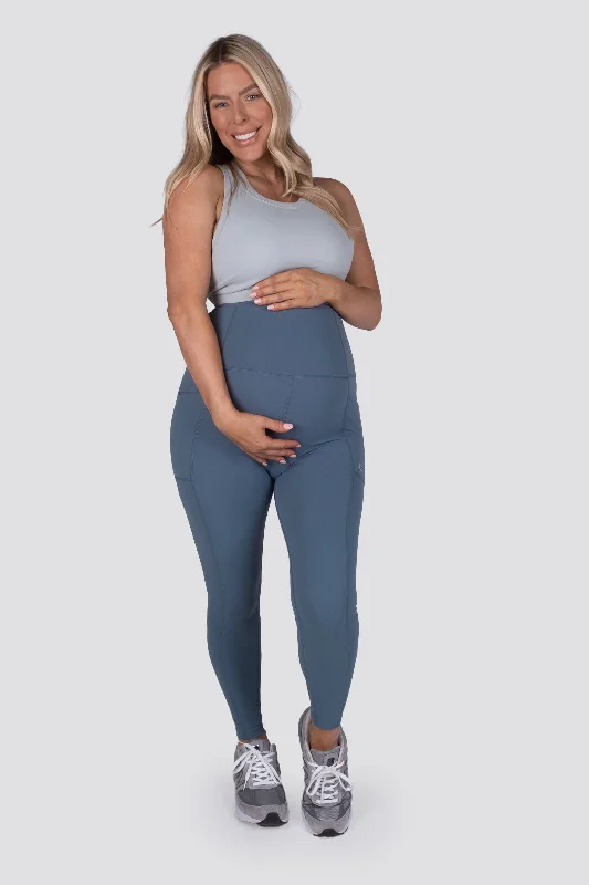 Maternity Signature Leggings - French Blue