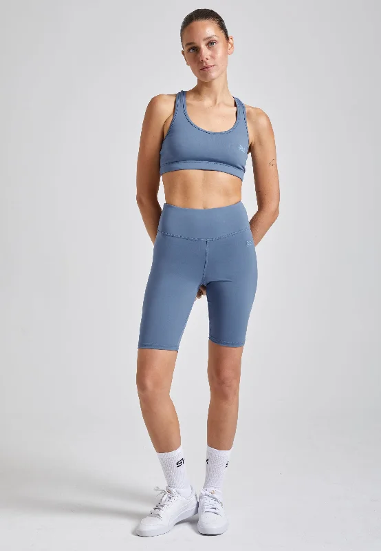 Tennis Short Tights / Radlerhose, grau blau