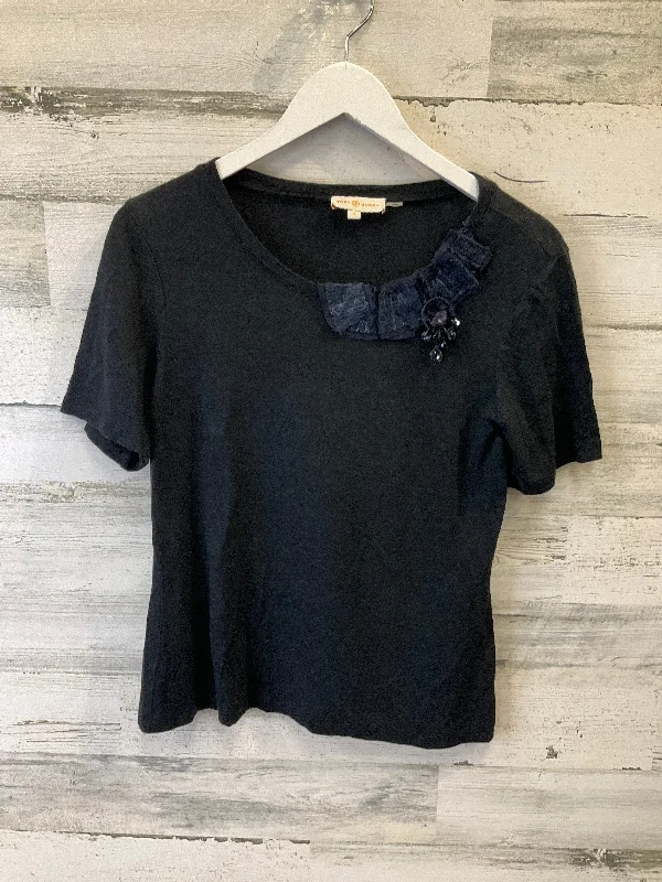 Black Top Short Sleeve Tory Burch, Size M