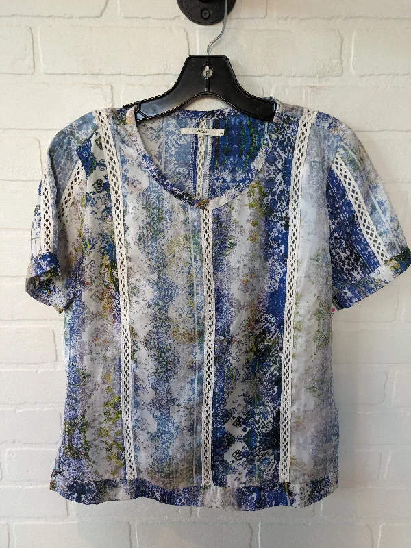 Blue Top Short Sleeve Tularosa, Size Xs