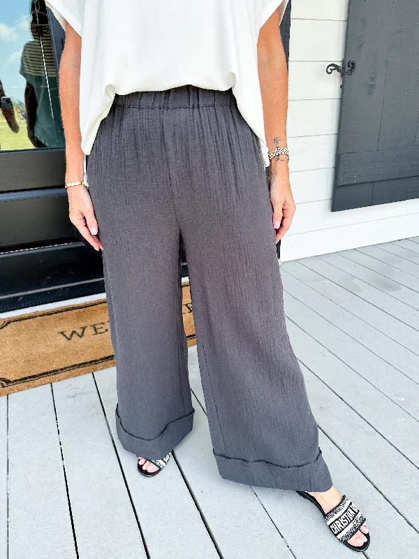 Cotton Double Gauze Pant